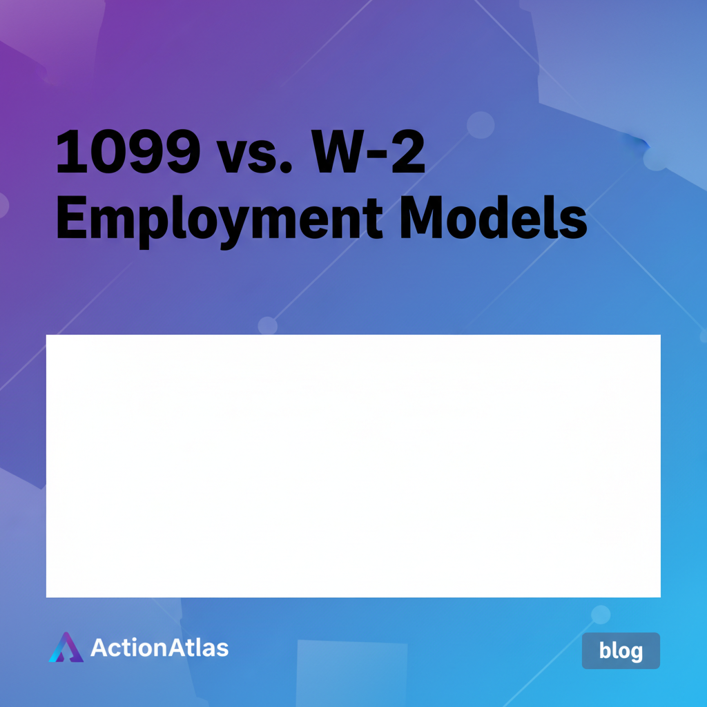 1099 vs. W-2 Employment Models | ActionAtlas