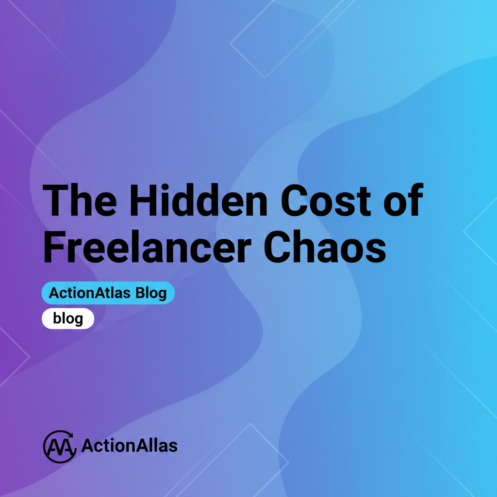 The Hidden Cost of Freelancer Chaos | ActionAtlas